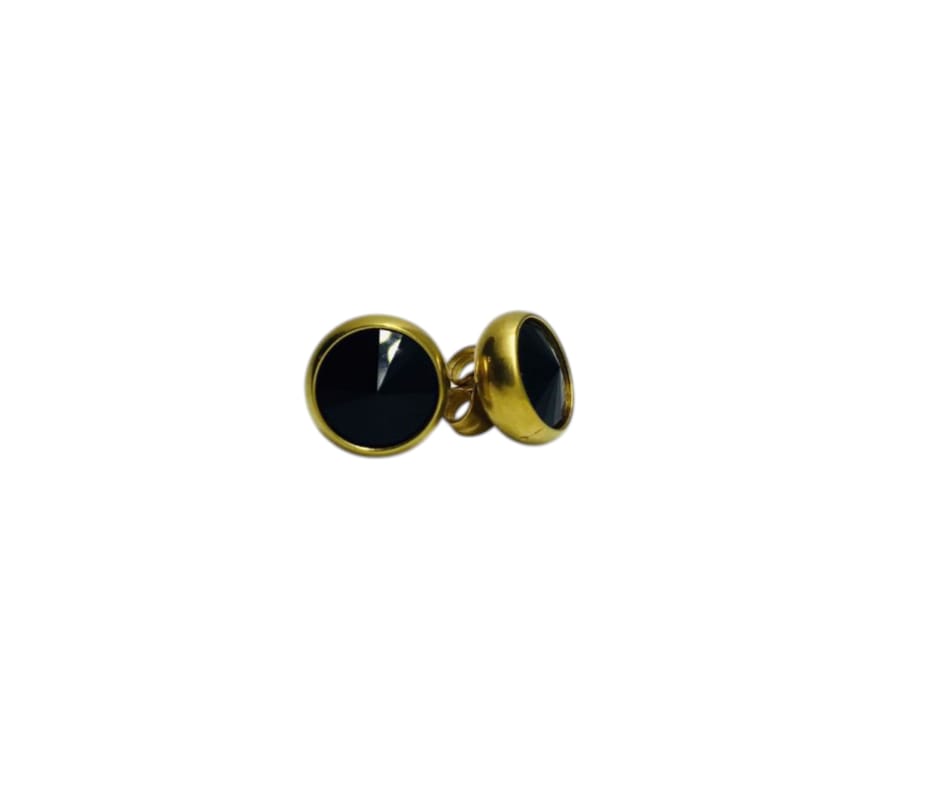 Aros circón negro